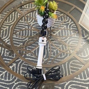 Titanium hot iron bubble wand